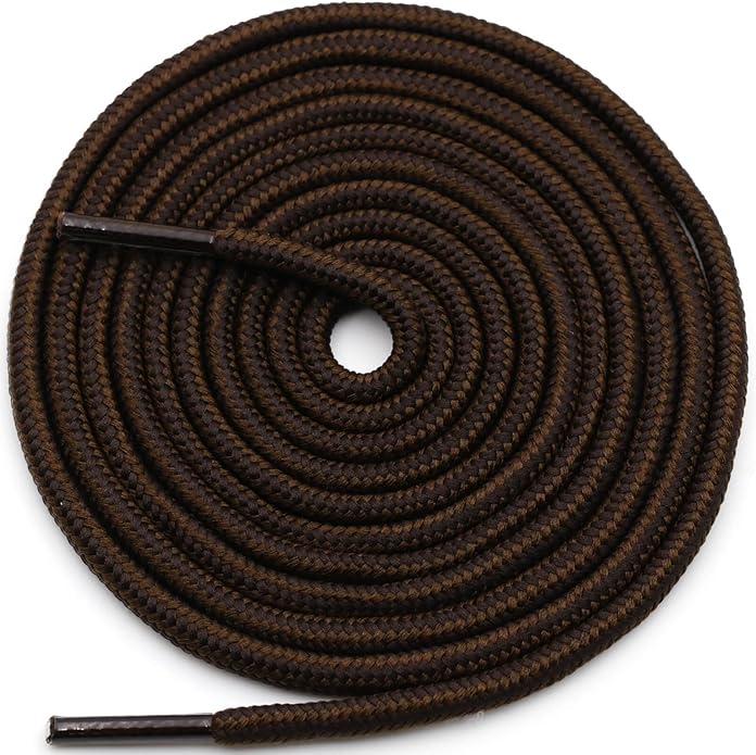 Round Striped Climbing Shoe Laces: Outdoor Work Shoelaces Hiking Boot Laces 1 Pair