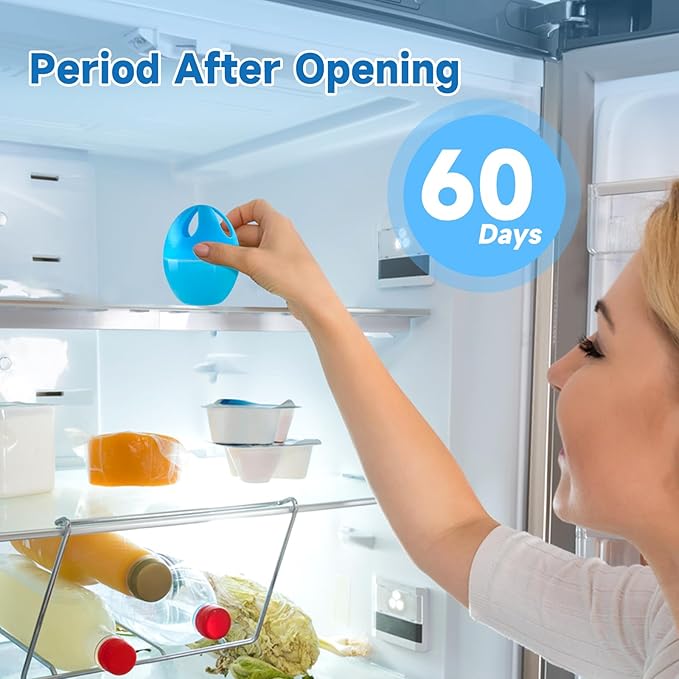 Refrigerator Deodorizer, Natural Plant Fridge Deodorizer Long-Lasting Odor Eliminator for Refrigerator, Air Freshener for Kitchen, Shoe Cabinet, Pet Areas