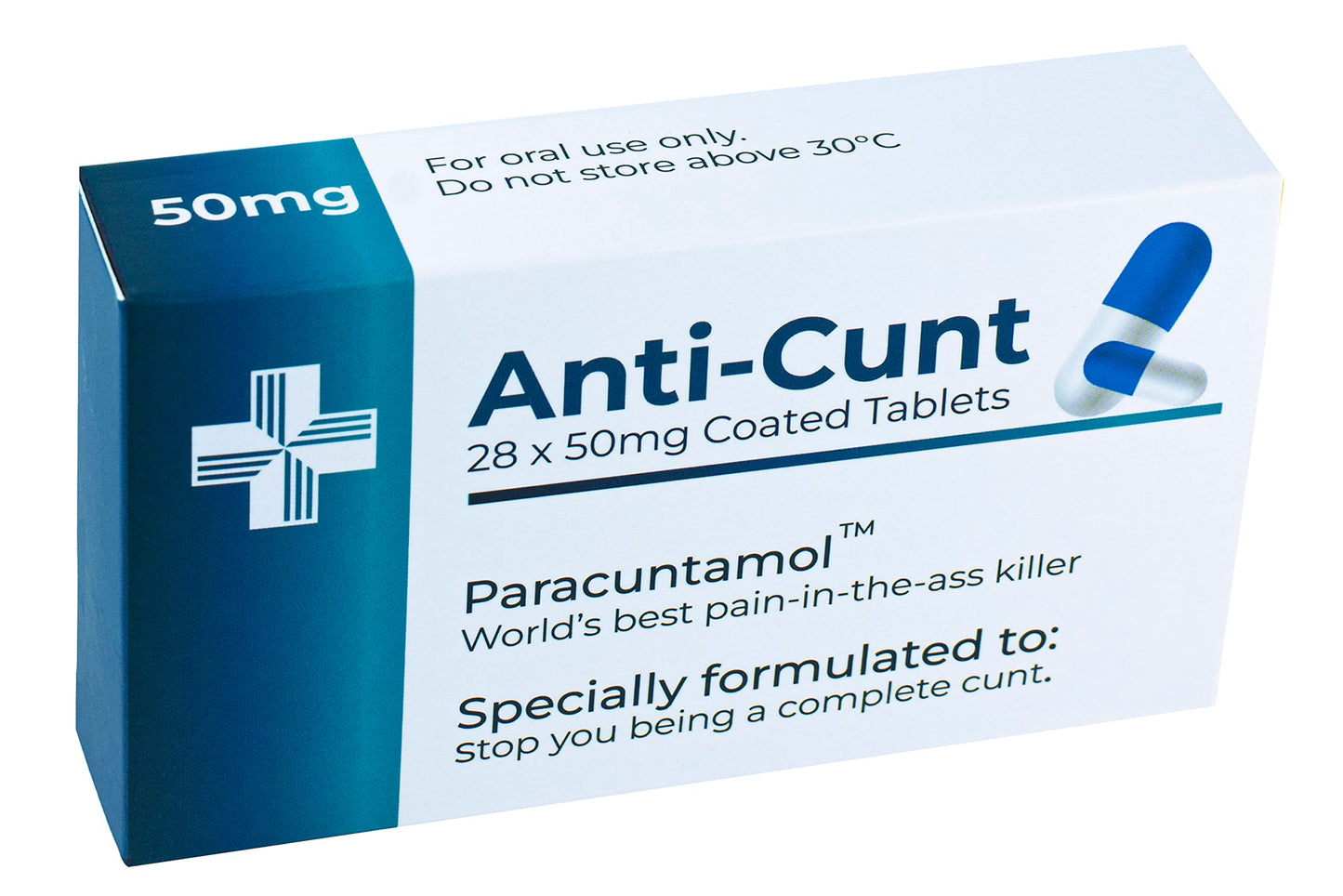 Funny Prank Pill Box, Gag Gifts for Men, 20th 30th 40th 50th 60th 70th Birthday Gifts for Him, Novelty Joke Birthday Gifts for Boyfriend, Birthday Gift Hamper for Her, Secret Santa, Stocking Filler