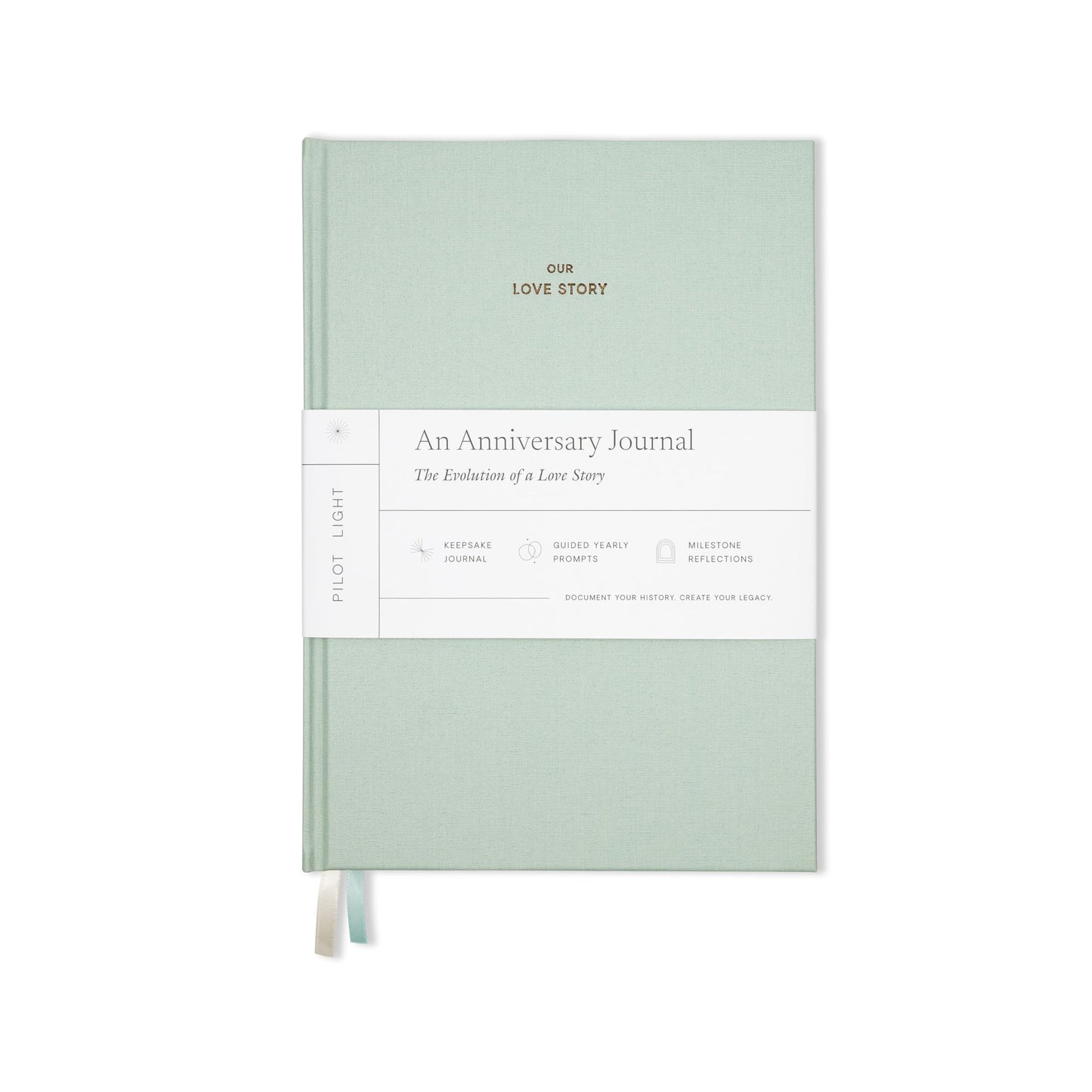 Anniversary Journal: Our Love Story – A Keepsake for Couples to Capture the Evolution of Your Love Story, Wedding Memory Book, Couples Journal, & Anniversary Scrapbook - Wedding Registry Gift & Paper