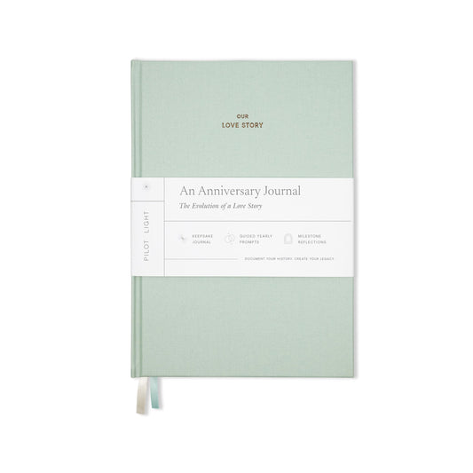Anniversary Journal: Our Love Story – A Keepsake for Couples to Capture the Evolution of Your Love Story, Wedding Memory Book, Couples Journal, & Anniversary Scrapbook - Wedding Registry Gift & Paper