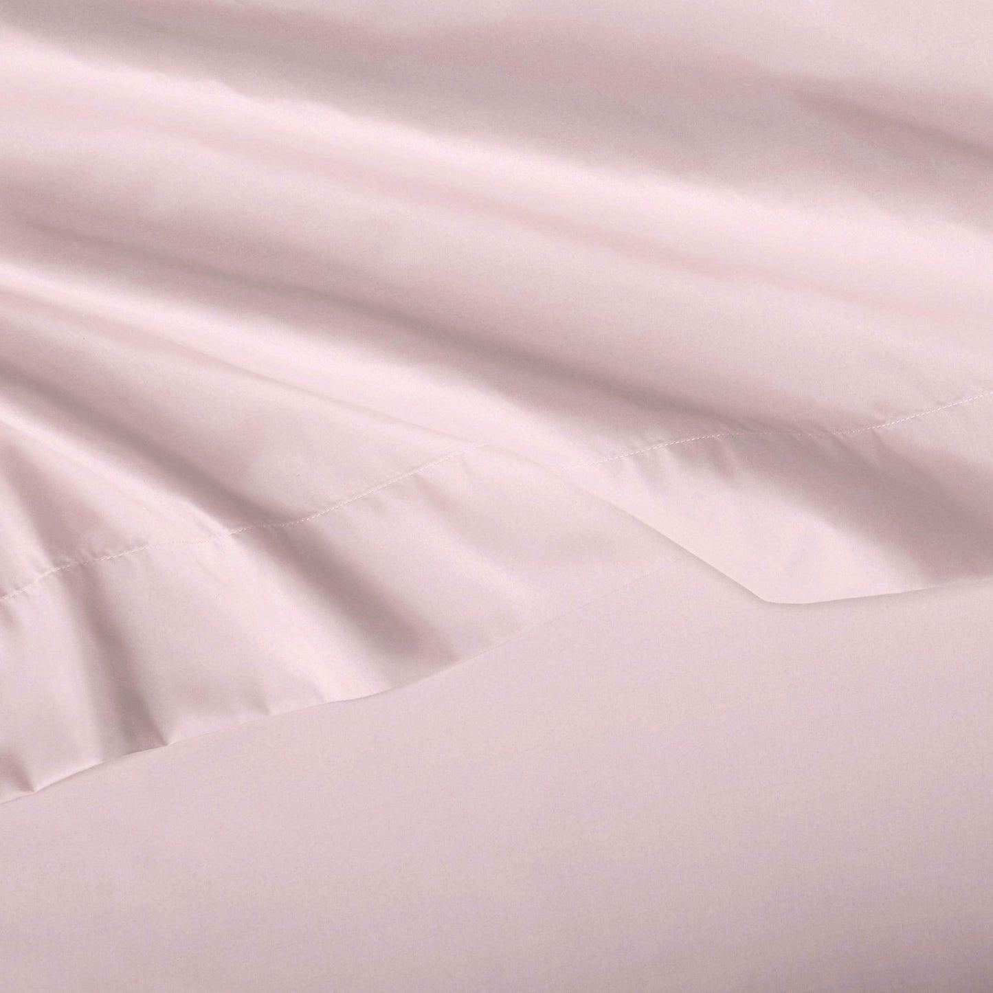 Amazon Basics Kid's Soft Easy-Wash Lightweight Microfiber 4-Piece Sheet Set, Full, Light Pink, Solid