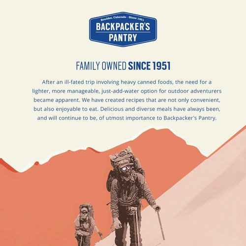 Backpacker's Pantry White Bean, Chicken, and Green Chile Stew | Freeze Dried Backpacking & Camping Food, 6 Count