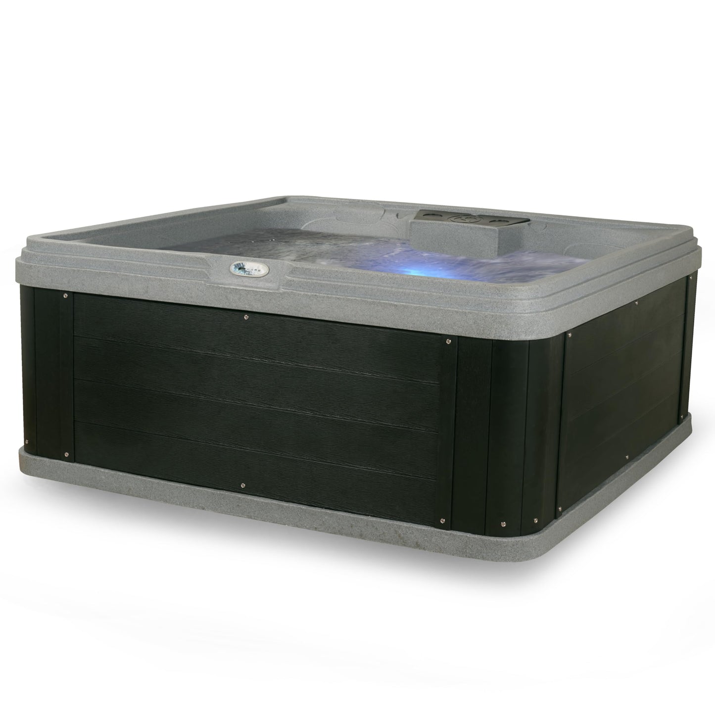 Ariana Outdoor Hot Tub, 6 Person Therapeutic Spa, 30 Jets, Underwater LED Lighting System, Insulated Spa Cover, Aqualife by Strong Spas