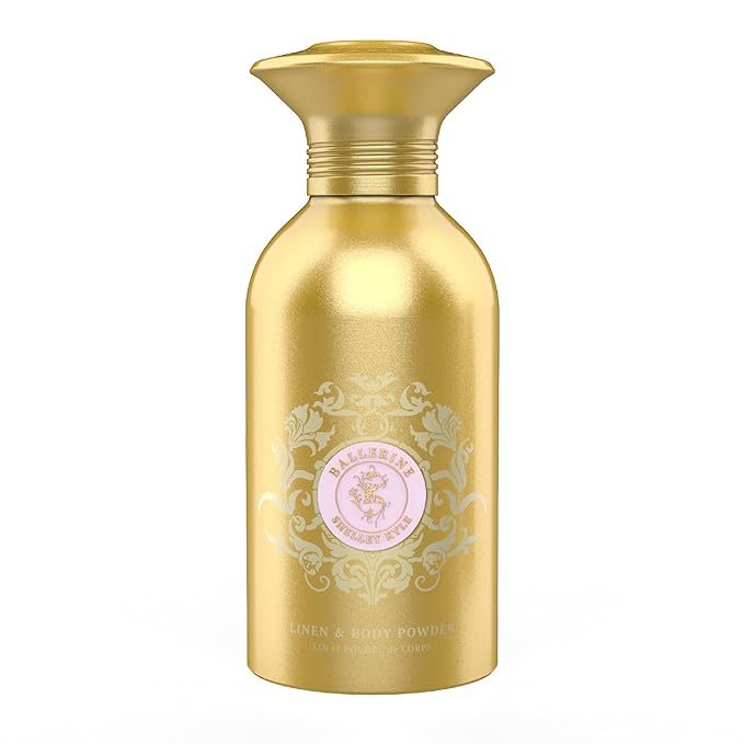 Talc-Free Body Powder for Women for Daily Use and After Bath - Ballerine 365 g (Puff not Included)