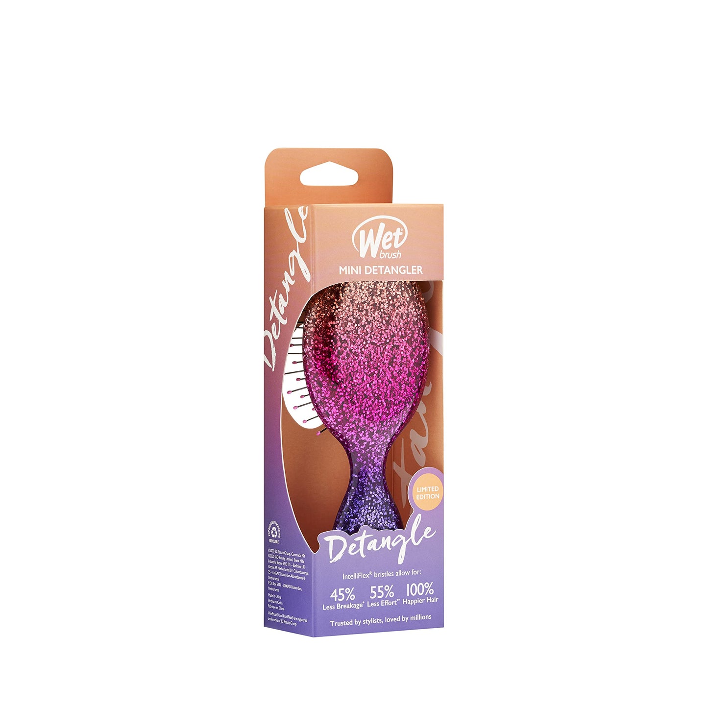 Wet Brush Shimmering Sky Mini Detangler- Fantastic Dusk