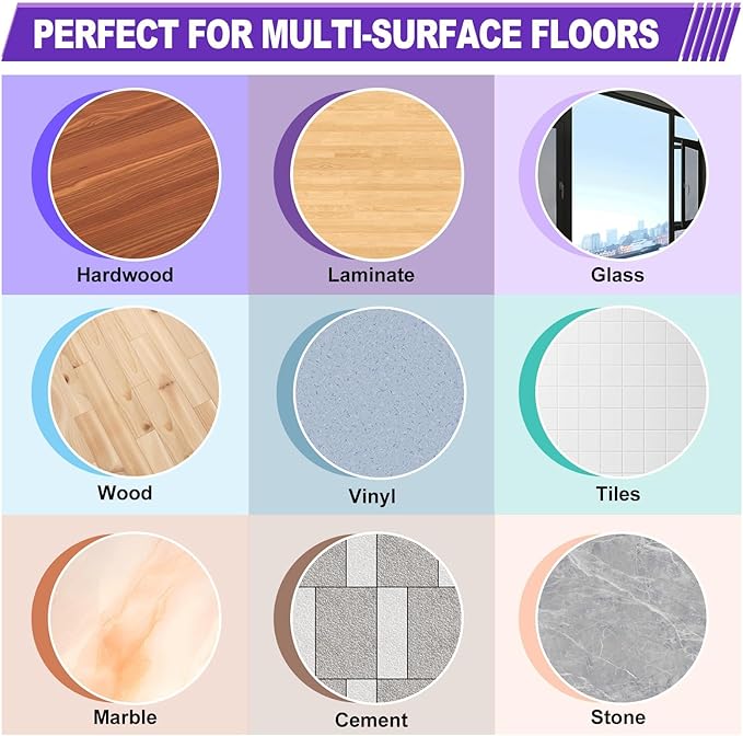 Mop Pads for Swiffer Powermop - 10 Pack Wet Dry Disposable Refills for Hardwood Floor Cleaning - Mopping Replacement for Tile Wood Multi-Surface Floors - Sweeping Cloths for Home Kichen