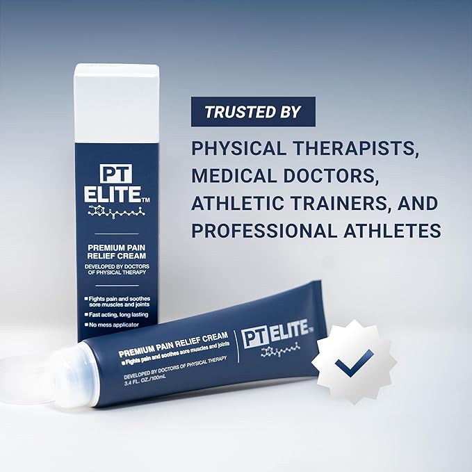 Premium Pain Relief Cream, with Capsaicin, Menthol & Arnica, Arthritis, Knee, & Back Pain Relief, Soothes Sore Muscles & Joints, Reduces Stiffness, Non-Greasy, Topical Analgesic, 3.4 oz