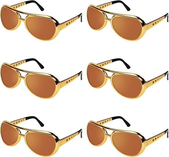 50's 60's Glasses – 6 Pairs 50's Rockstar Aviator Sunglasses