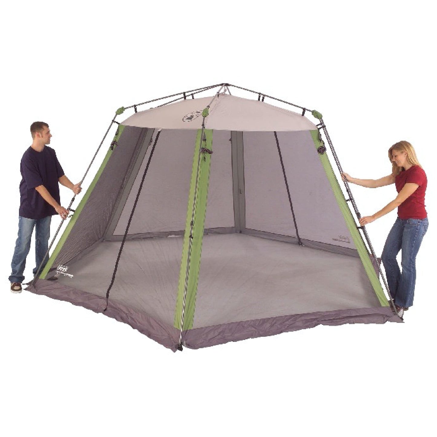 Coleman Skylodge Screened Canopy Tent with Instant Setup 10x10/15x13ft Portable Screen Shelter with 1-Minute Setup for Bug-Free Lounging Great for Picnic Yard Beach Park Camping & More