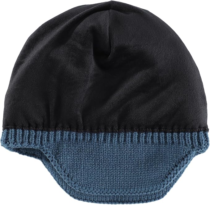 Home Prefer Mens Winter Hat Knit Earflap Hat Stocking Caps with Ears Beanie Hat