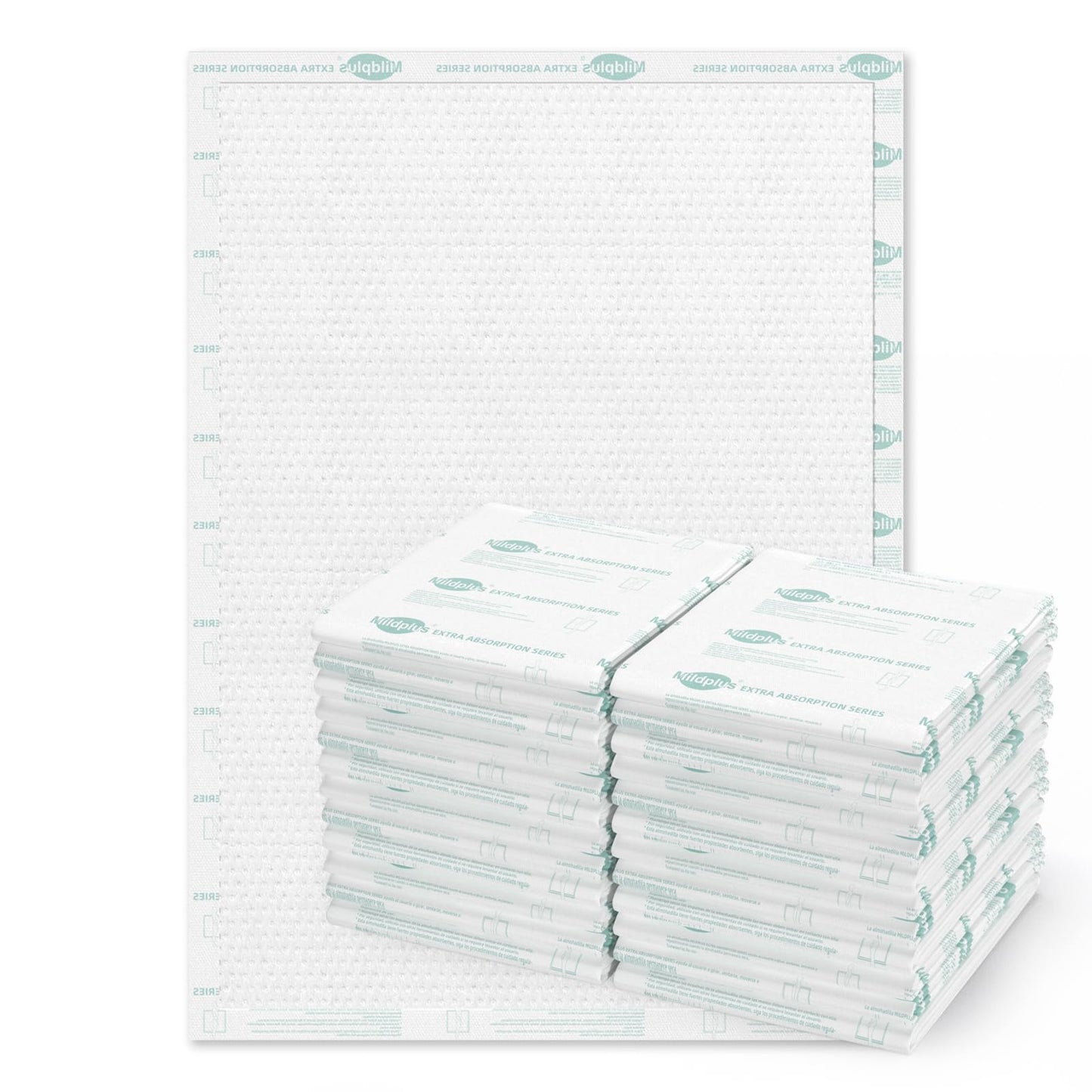 Heavy Duty Underpads 40"X60" Super Sized Chucks Pads 270 Grams Disposable Bed Pads with Strength Cloth Backing Extra Absorption Pads for Incontinence (100X152CM, 15 Count, Discreet Packaging)