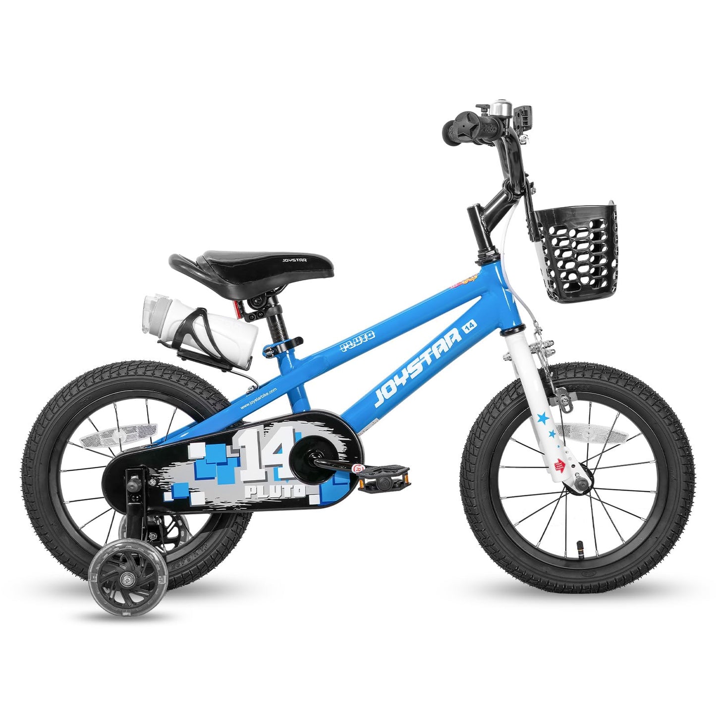 JOYSTAR Pluto Kids Bike 12 Inch Toddlers Bike with Training Wheels for Boys Girls Kids' Bicycle for Age 2-4 Years Blue