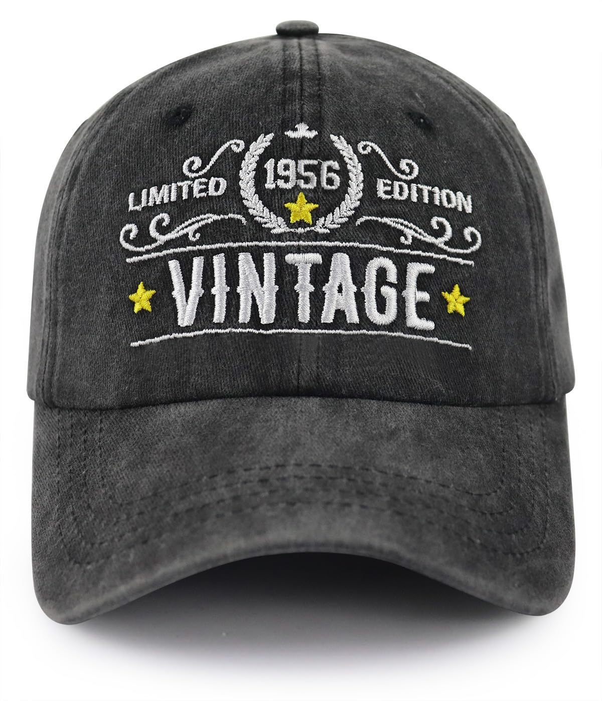 69th Dad Birthday Gift Hats for Men, Turning 69 Years Old Party Supplies Baseball Cap, Adjustable Embroidered Vintage 1956 Hat Limited Edition