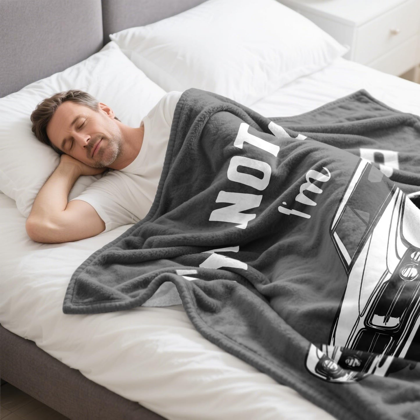 Kazdan Dad Gifts, Blanket Gifts for Men, Birthday Gifts for Dad & Grandpa, Funny Gag Gift for Him, Cool Unique Gifts for Men Who Have Everything, Great Over The Hill Gift Idea Throw Blanket 50"x60"