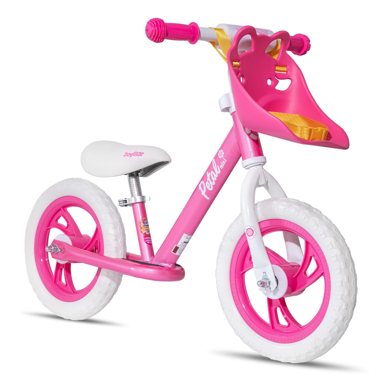 JOYSTAR 14 Inch Balance Bike for Boys Girls 18months-5 Years Old Push Bicycle Toddler Balance Bikes 14" Gift Bike for Boys Girls Pink