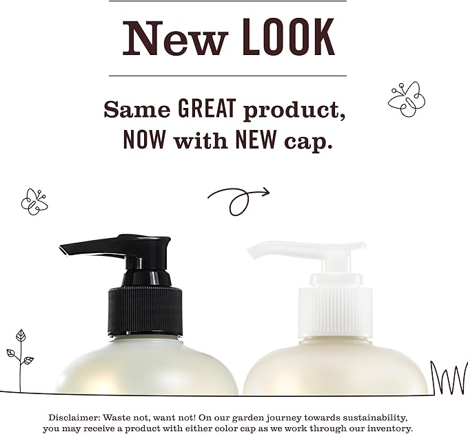 MRS. MEYER'S CLEAN DAY Liquid Hand Soap, Cruelty Free Hand Wash Made with Essential Oils, Basil Scent, 12.5 oz - Pack of 6