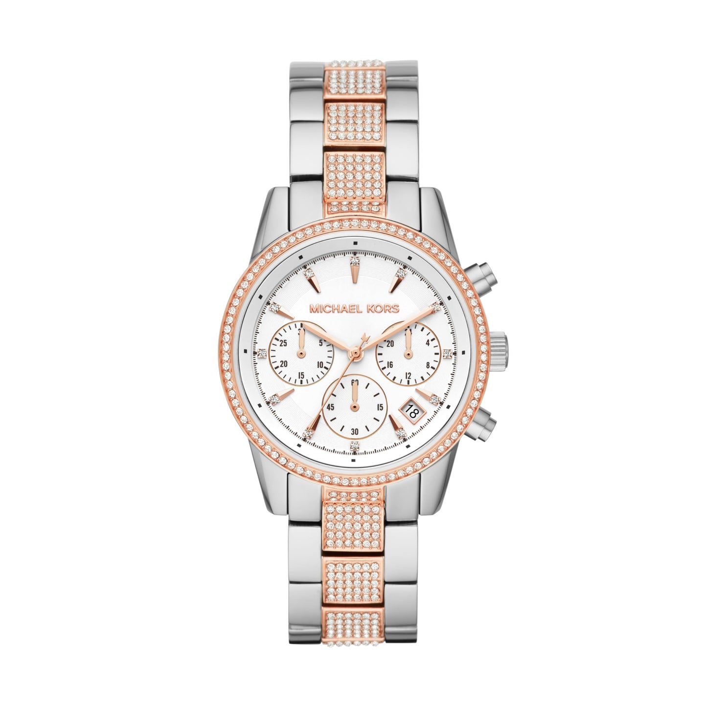 Michael Kors Bryant Chronograph Two-Tone Stainless Steel Women's Watch (Model: MK6651)