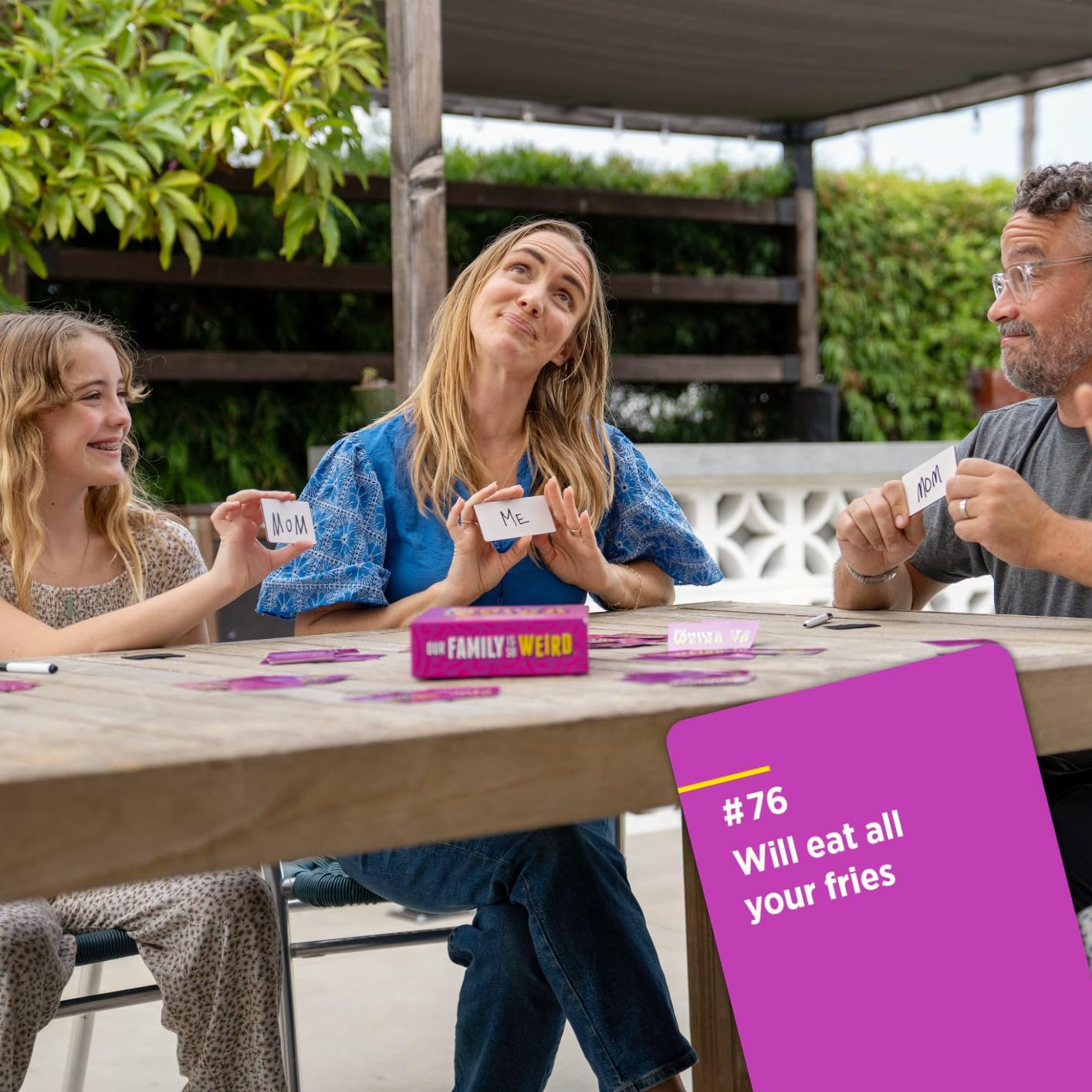 DSS Games Our Family is So Weird - A Fun Family Party Card Game to Decide Who’s Most Likely to Idea for Kids, Adults & Groups | Great for Conversation Starters, Family Game Night