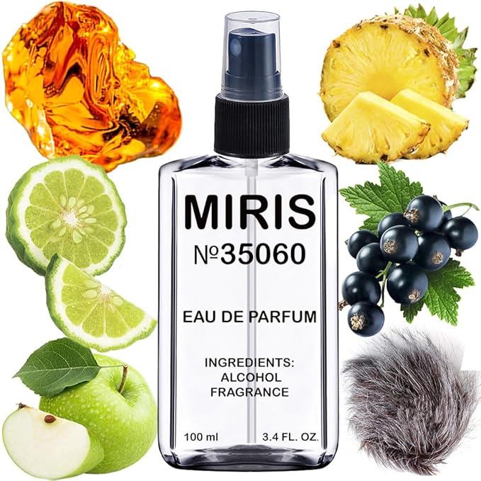 MIRIS No. 35060, Inspired by Nero, Long-Lasting Eau de Parfum for Men, Spray 3.4 Fl Oz / 100 ml