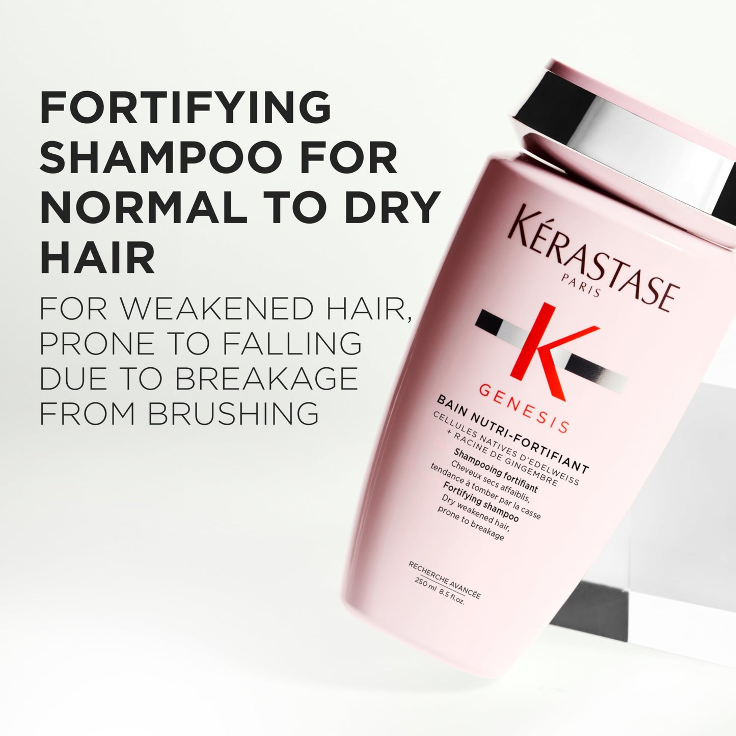 Kerastase Genesis Strengthening Nutri-Fortifiant Shampoo - For Weak or Damaged Hair, Detangles & Hydrates, For Normal to Dry Hai