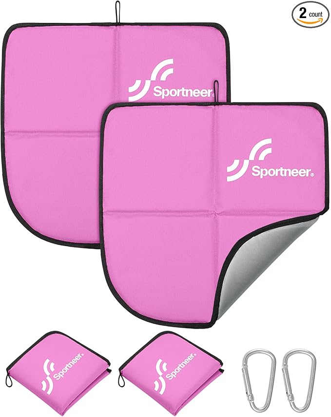 Sportneer Sitting Pad, Lightweight Waterproof Folding Seat Pad for Backpacking, 15.75'' x 15.75'' Portable Camping Seat Mat for Hiking, Picnics & Outdoor Use
