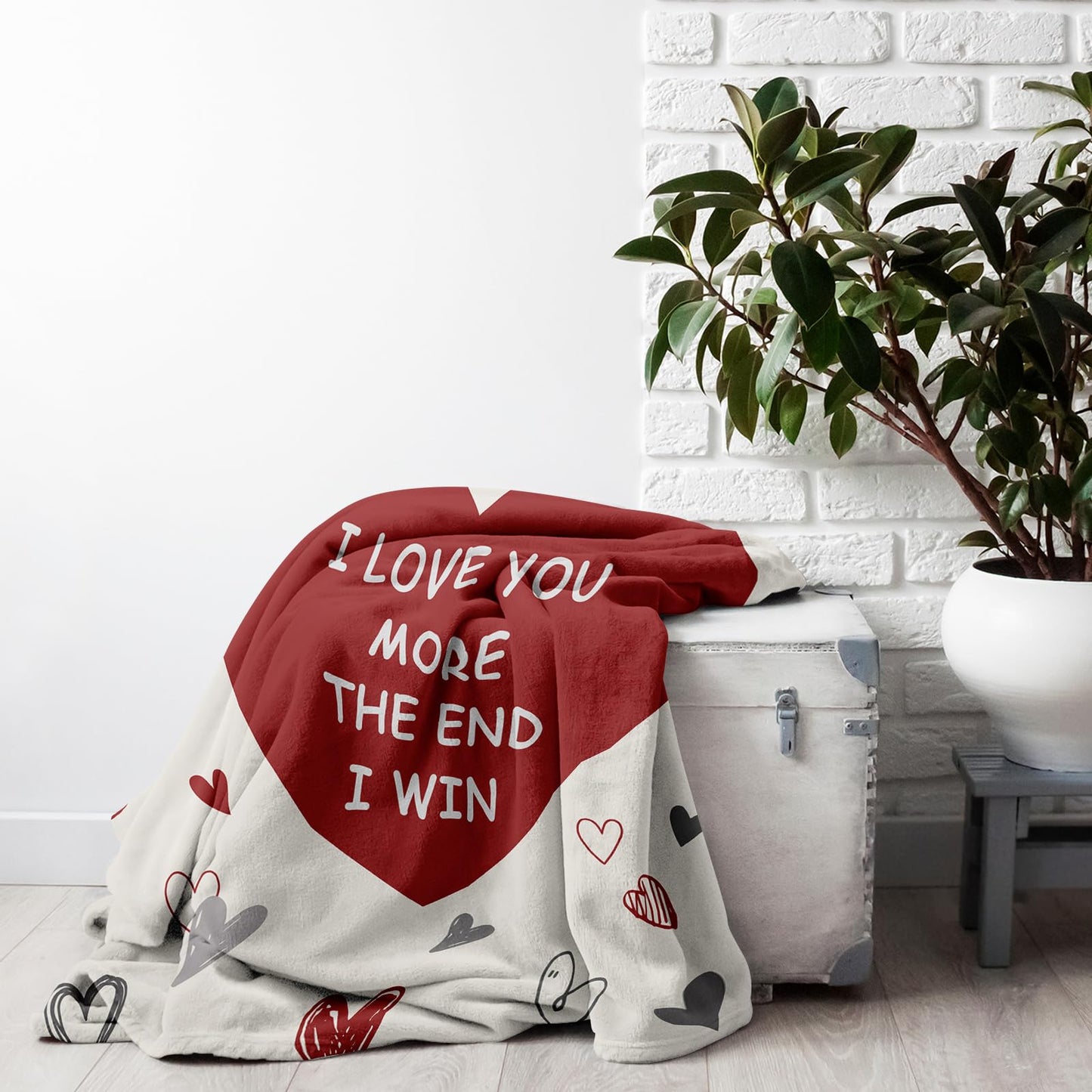 Henazin Gifts for Her/Him, Couple Gifts Blanket 60"X50", Romantic Gifts, I Love You Gifts, Christmas/Anniversary/Birthday Gifts for Girlfriend Boyfriend, Wedding Gifts for Wife Husband