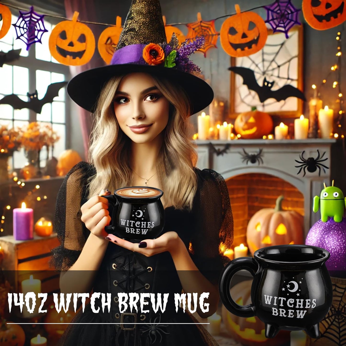 Boo Basket Gifts for Women Teen Girls, Boo Basket Stuffer With Witch Brew Mug Boo Throw Blanket Relaxing Sap Gifts for Family Friends