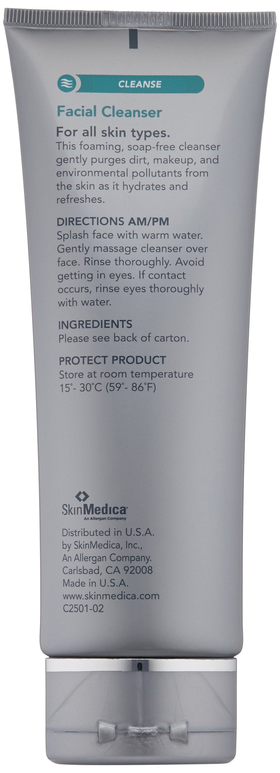 SkinMedica Facial Cleanser - Foaming Cleanser That is a Gentle Face Wash for Normal or Dry Skin and Perfect As a Makeup Remover,