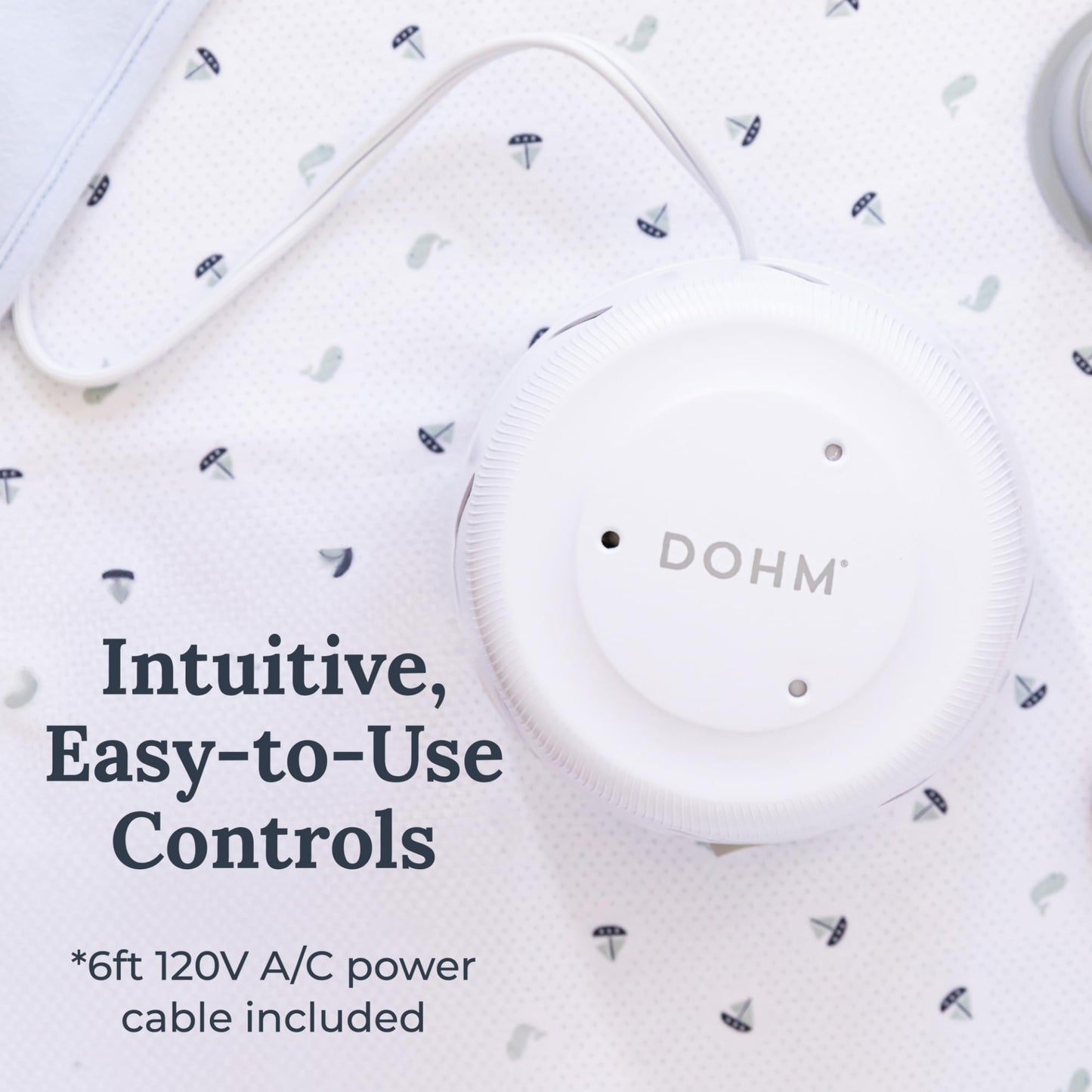 Yogasleep Dohm Uno 2 Pack White Noise Sound Machine, Real Fan Inside for Non-Looping White Noise, Sleep Aid, Office Privacy & Meditation for Adults & Baby, Registry Gift (White)