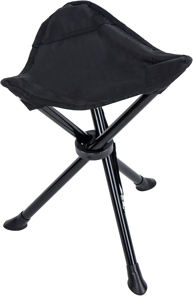 Redneck Convent RC Folding Camping Stool Tripod Compact Hunting Chair - Portable 3 Legged Stool Ultralight Backpacking Chair