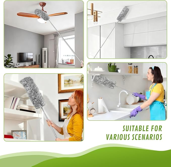 Retractable Gap Dust Cleaner Cleaning Tools 7-in-1