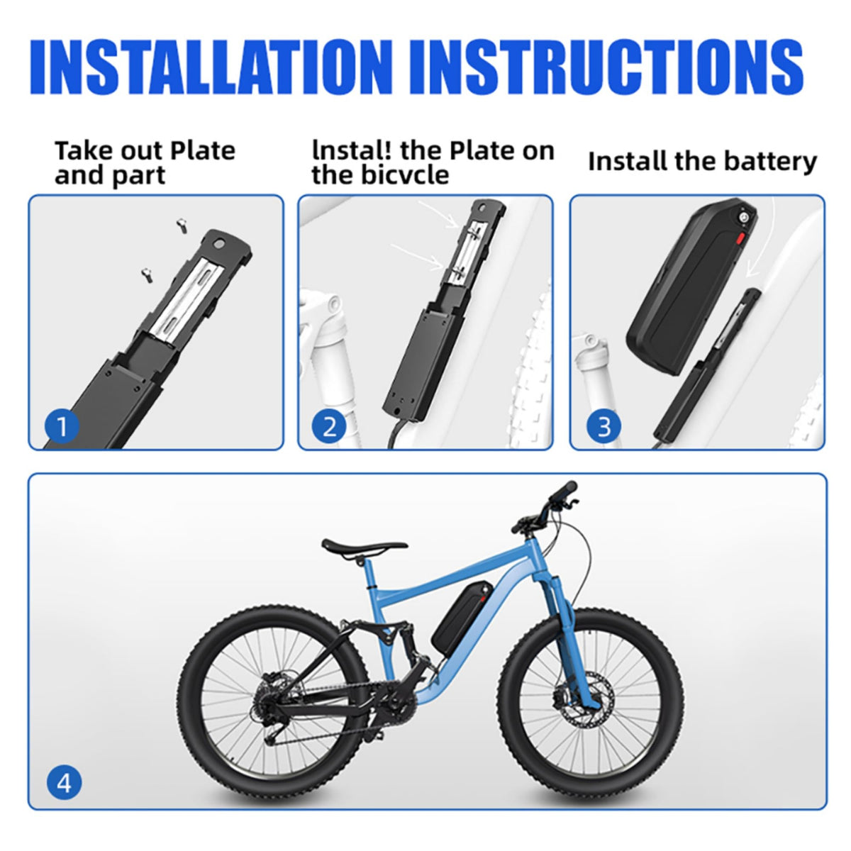 Zrpownum1 48v 15ah Electric Scooter hailong Ebike Battery for 1500W 750W 1000W Motor Kit - Lithium Ion Batterie 48V for Motor - 48Volt Electric Bicycle Battery (48V 21Ah 0-1500W)