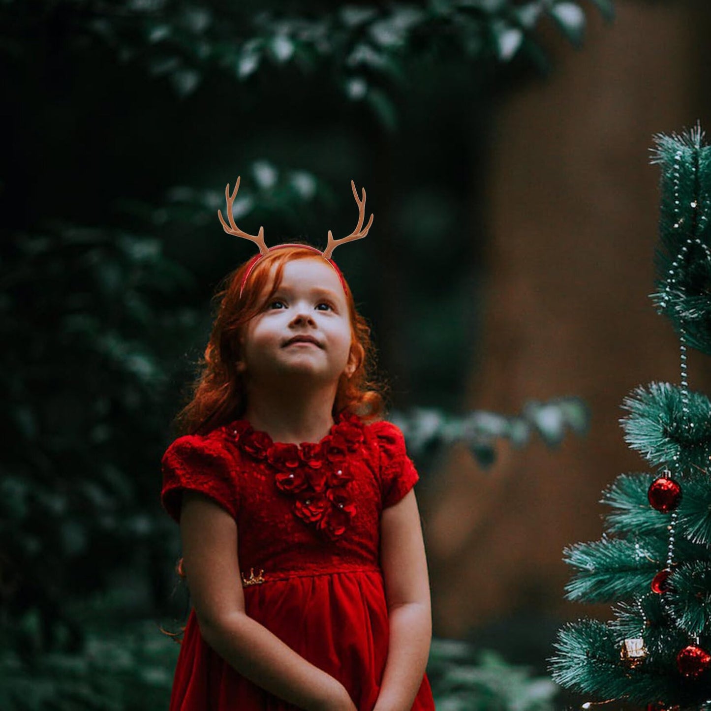 SAFIGLE Headband, 4 Pair Plastic Deer Antlers DIY Imitation Reindeer Antlers Headband for Cosplay, Christmas, Party Decorations, Unisex, Hand Wash Only