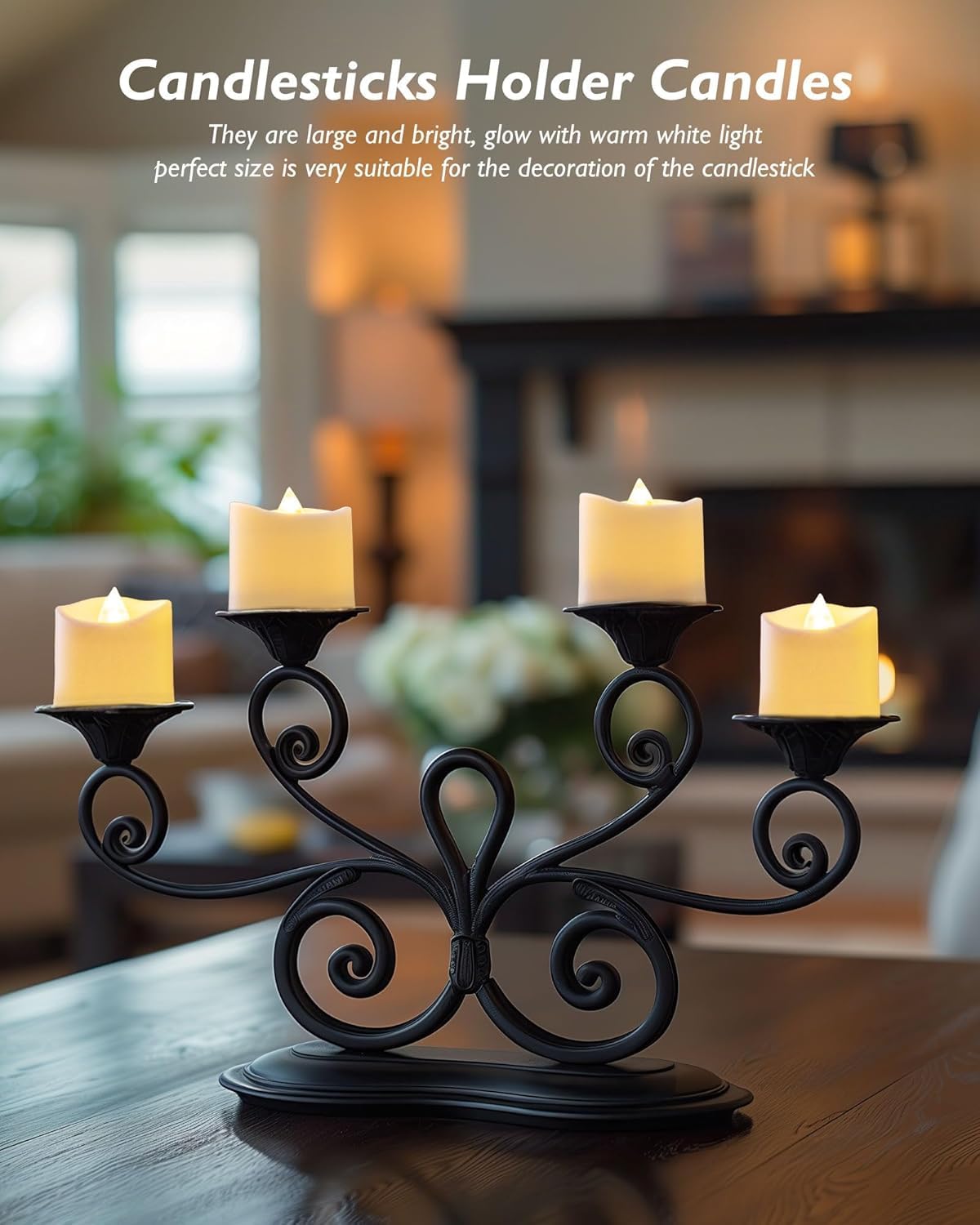 Homemory 24Pack 400+Hour Remote Control Flameless Candles, 2/4/6/8H Timer Led Votive Candles, Battery Operated Tea Lights for Wedding Table Centerpiece, Holidays, Halloween Pumpkins, Christmas Decor