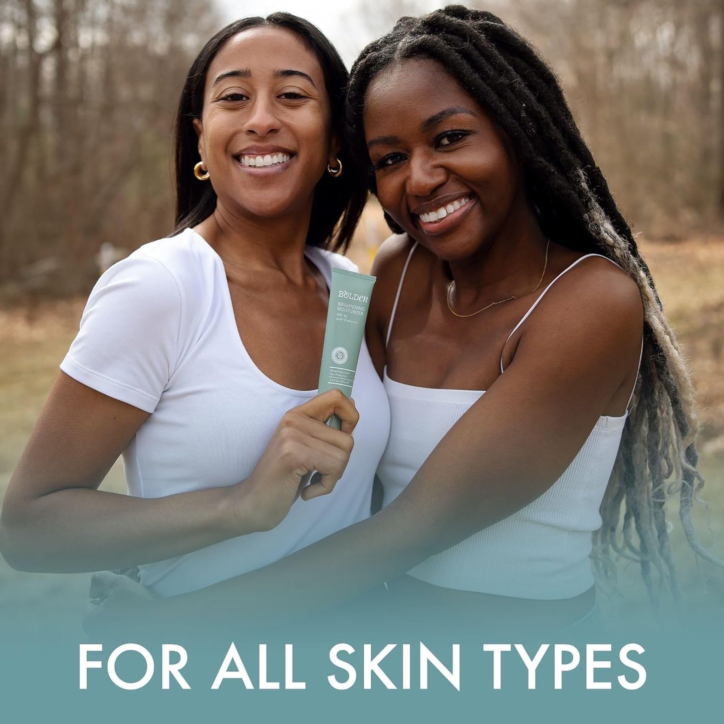 BOLDEN SPF 30 Brightening Face Moisturizer with Vitamin C | Broad Spectrum UVA/UVB Sunscreen | Applies Clear without Chalky Resi