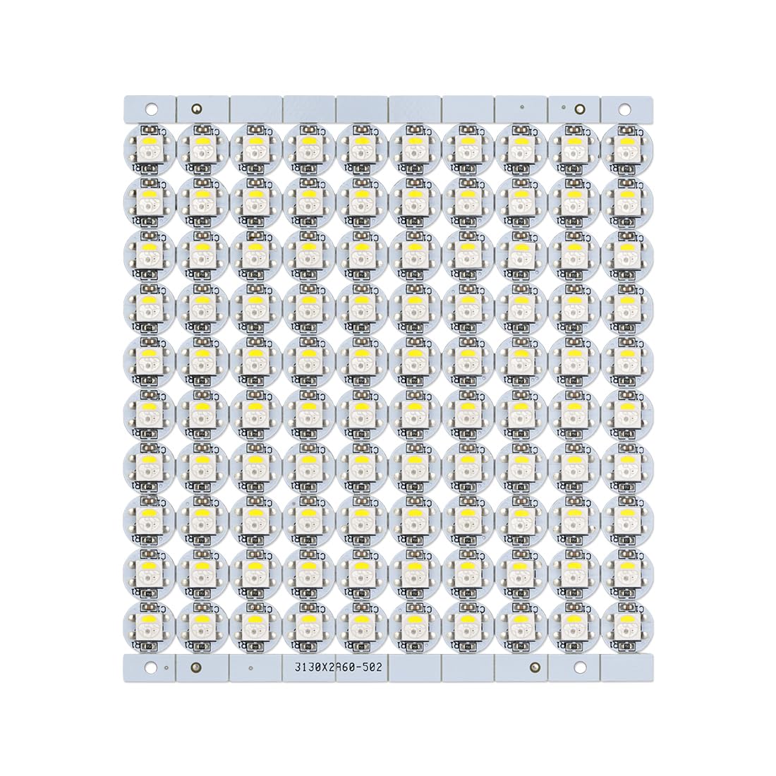 BTF-LIGHTING SK6812(WS2812B) RGBW LED Chips 100PCS RGB+Cool White Individually Addressable 5050SMD Module Pixels Light DC5V White PCB Chasing Dream Color for Christmas(No Adapter or Controller)