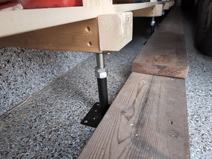 8-Pack Lift Supports,Adjust Supports,Level Supports,Floor Jacks,Adjustable House Jack for The Floor,Mini Screw Jack- Post 5" to 8"