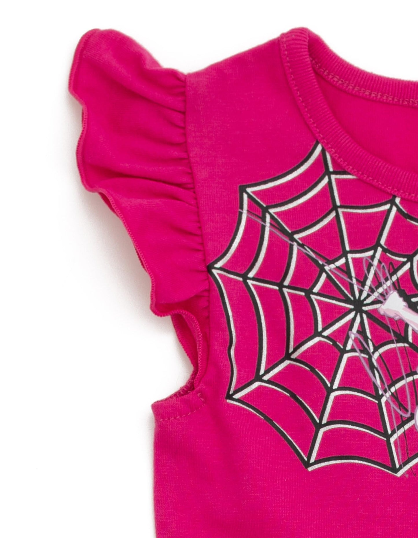 Marvel Spider-Man Spider-Gwen Ghost Spider Toddler Girls Tulle Dress Purple/Black 4T