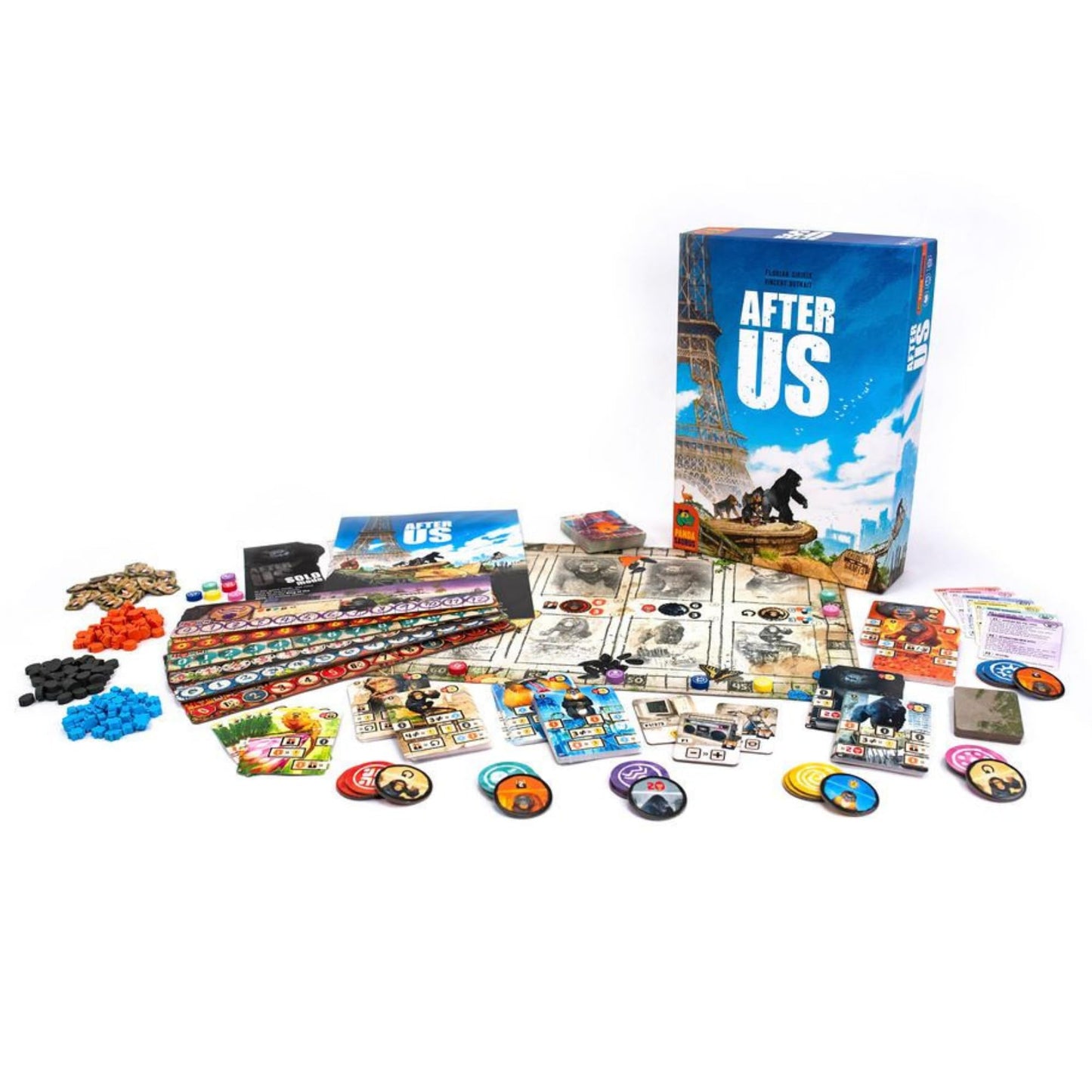 Pandasaurus Games After Us Board Game by Pandasaurus Games - Evolutionary Strategy Game in a Post-Human World, Ages 13+, 1-6 Players, 40-60 Minute Playtime