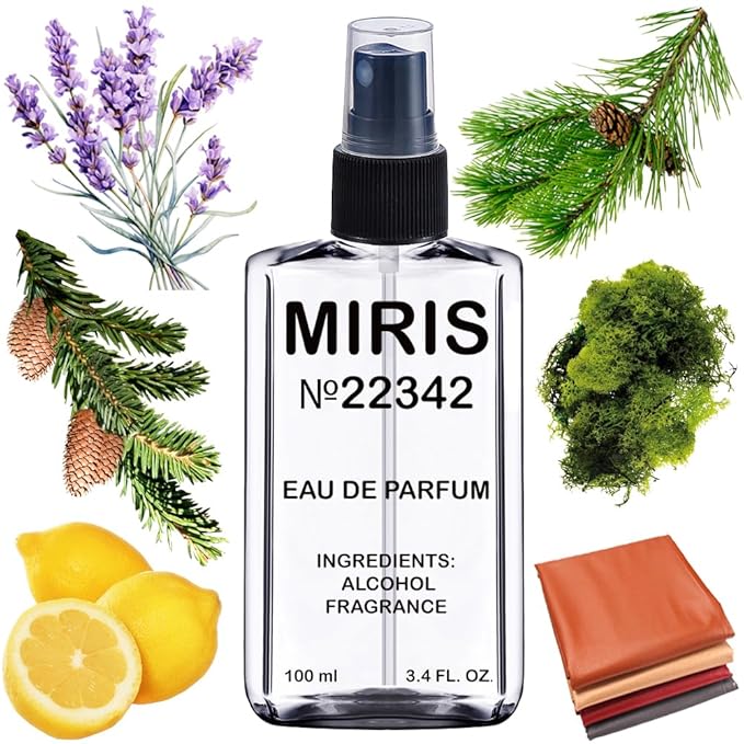 MIRIS No. 22342, Inspired by Drakar Noir, Long-Lasting Eau de Parfum for Men, Spray 3.4 Fl Oz / 100 ml
