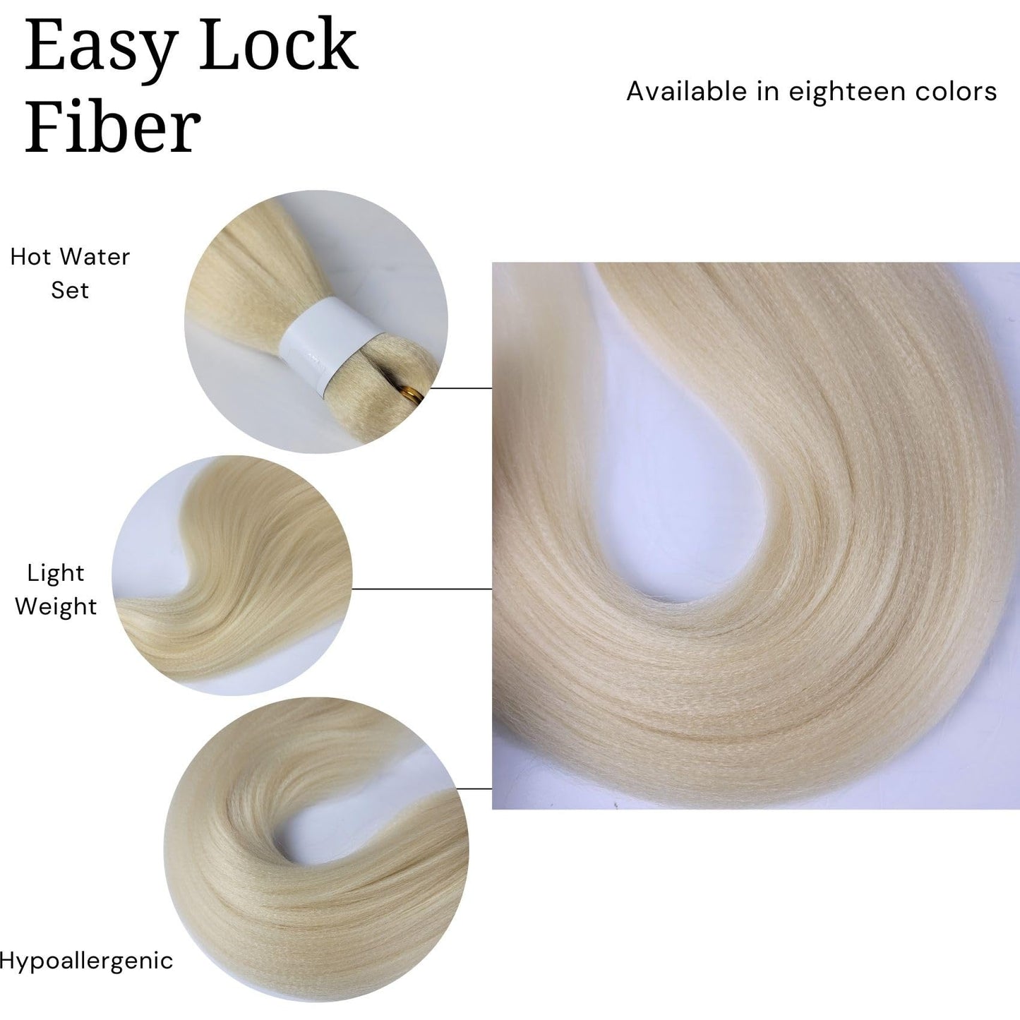 Blonde Braiding Hair Pre stretched for Boho Braids Pre stretched Boho Braiding Hair