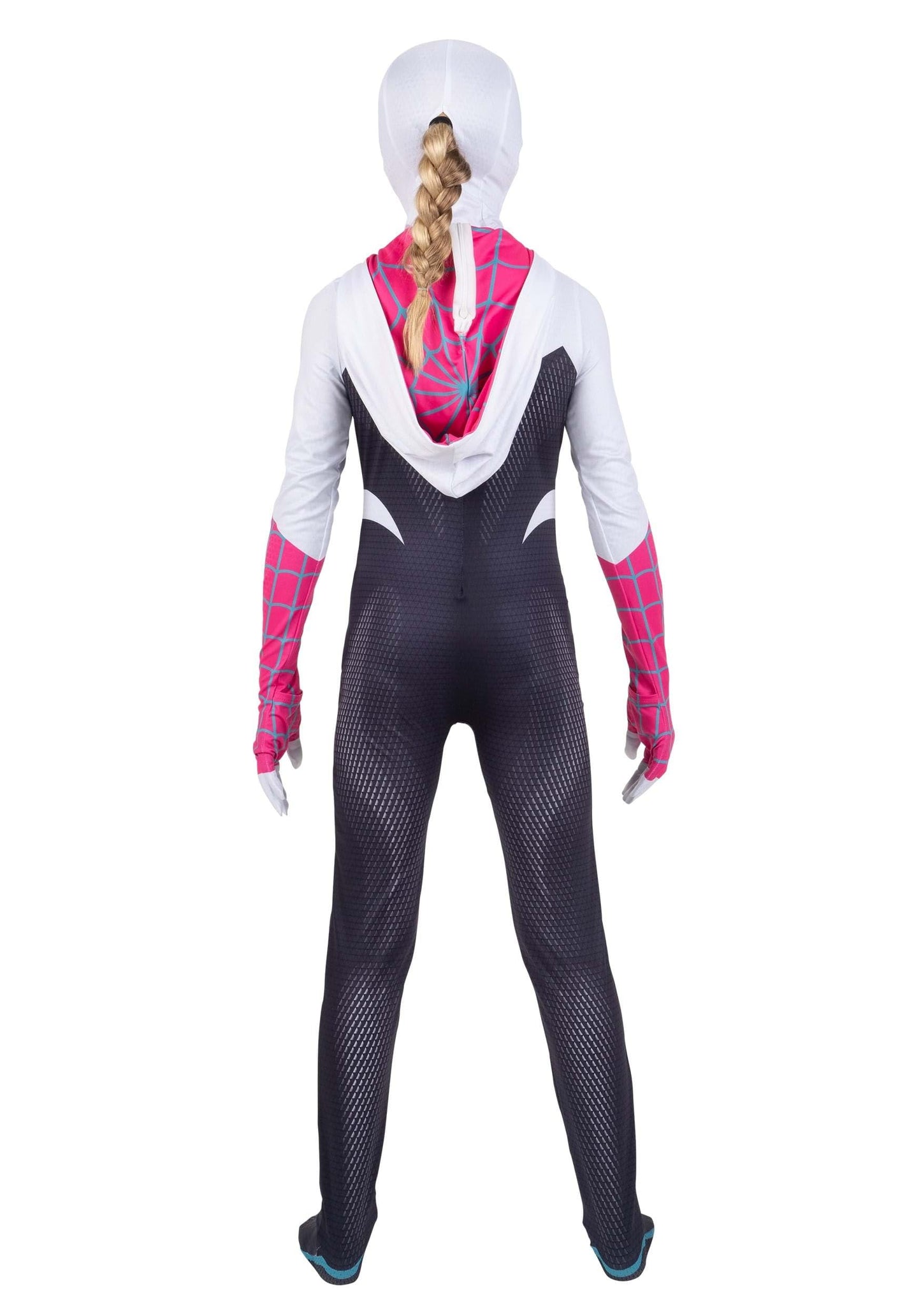 Kid's Spider-Gwen Zentai Suit Costume | Marvel Costumes Medium