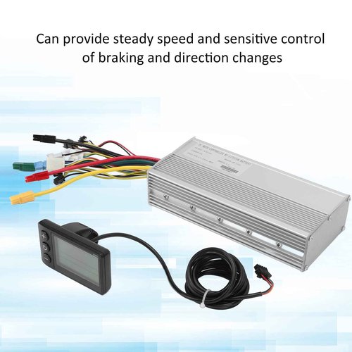 Conversion Kit, Low Level Input Electric Conversion Kit 35A Controller with S866 LCD Display Panel Set Speed Control Kit for Mountain Scooter 1500W Motor