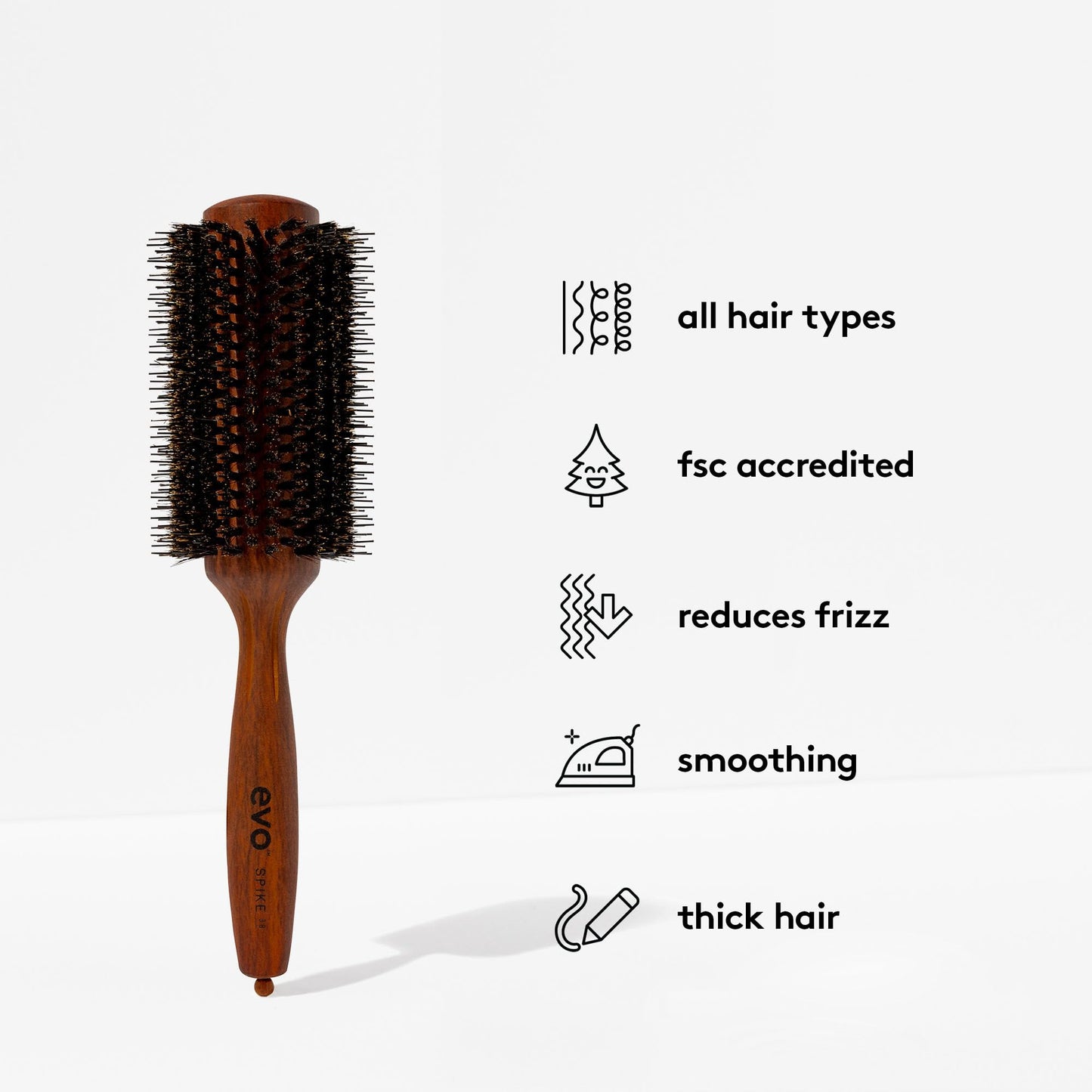 EVO Spike Radial Hair Brush, 38mm