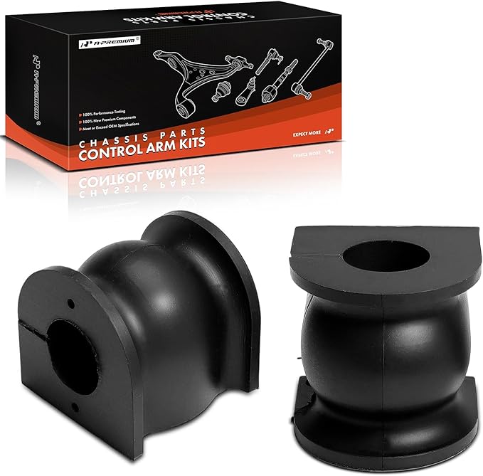 A-Premium 2 x Front To Frame Sway Bar Bushing Kits, Compatible with Honda CR-V CRV 2007-2014