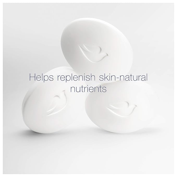 Dove Sensitive Skin Hypo-Allergenic Beauty Bar Soap, Unscented, 4 Ounces, 6-Pack