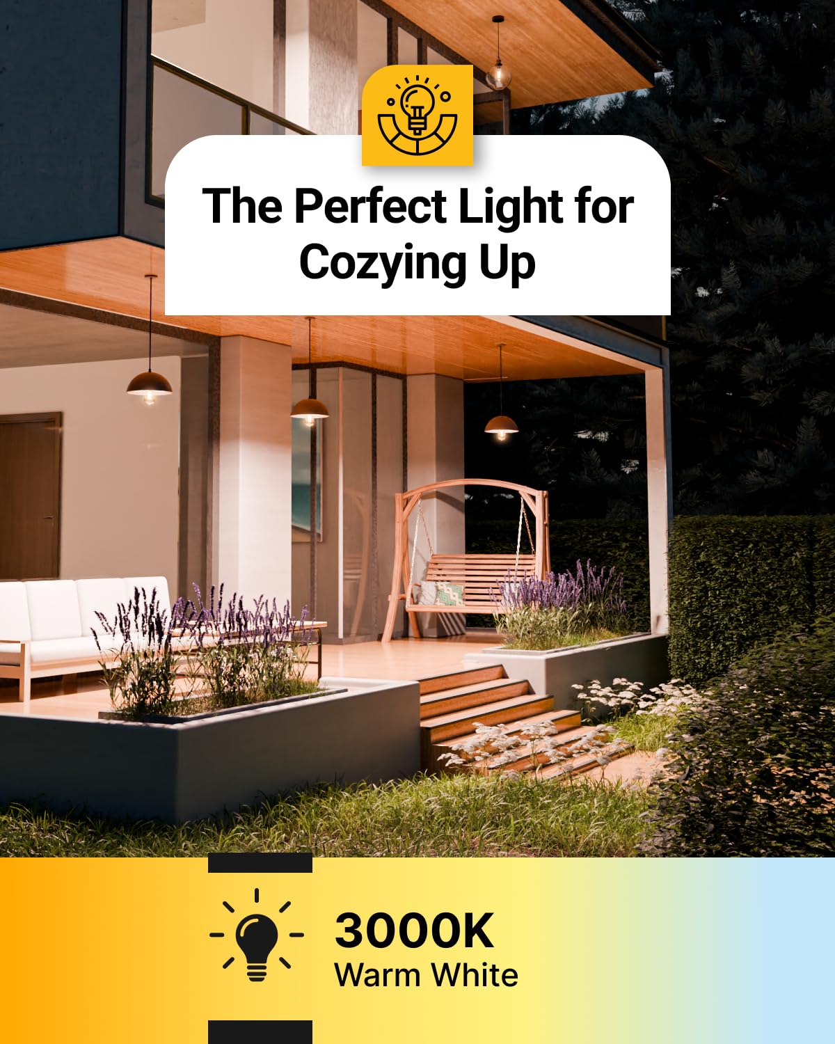 Sunco Dusk to Dawn Lights Bulb Outdoor, ST64 Edison Style Automatic Light Sensing Bulbs, 800 LM, 7W (60W Equivalent), ST19, 3000K Warm White, E26 Base UL 4 Pack