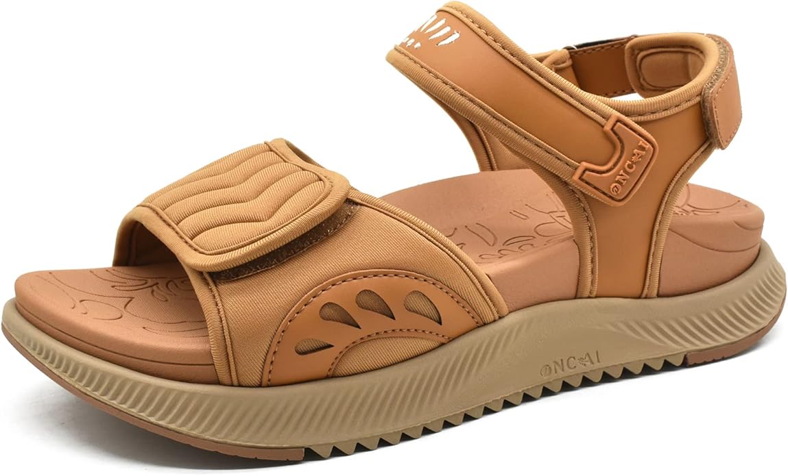 ONCAI Walking Sandals Women,Arch Support Hiking Sandals with Orthotic Outdoor Footbed for Plantar Fasciitis,Water Athletic...