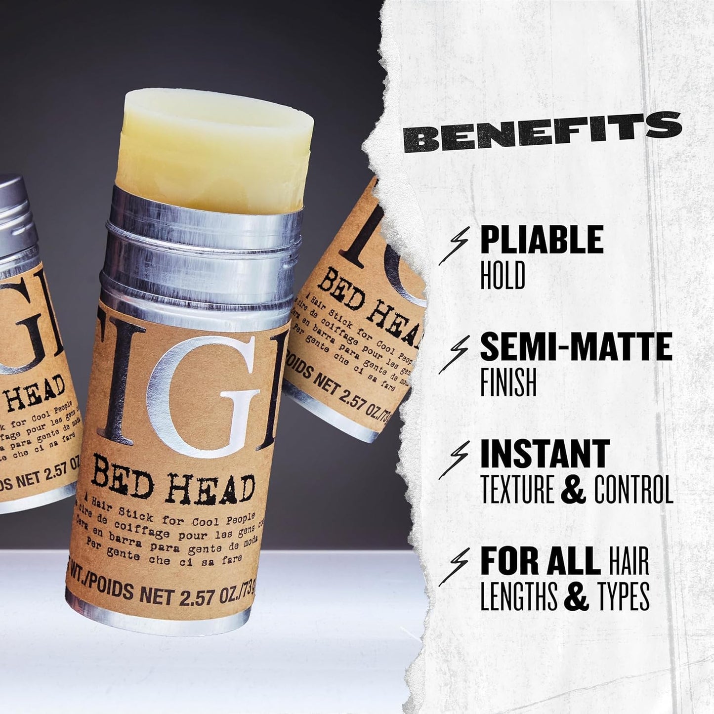 Tigi Bed Head Stick - A Hair Stick For Cool People (Soft Pliable Hold That Creates Texture) 75ml/2.7oz